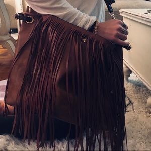 Purse with fringe